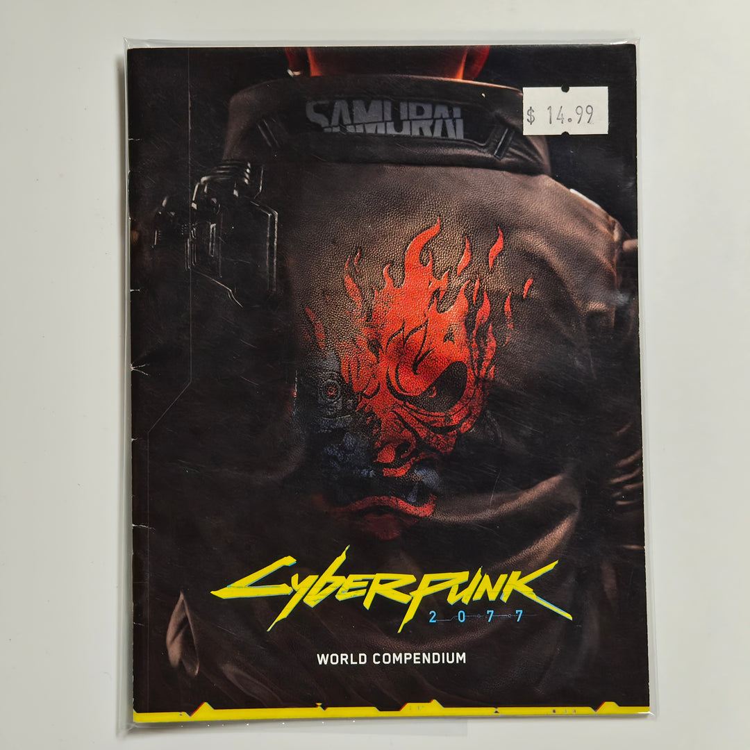 Cyberpunk 2077 World Compendium Information Booklet - Manual ONLY MO62726