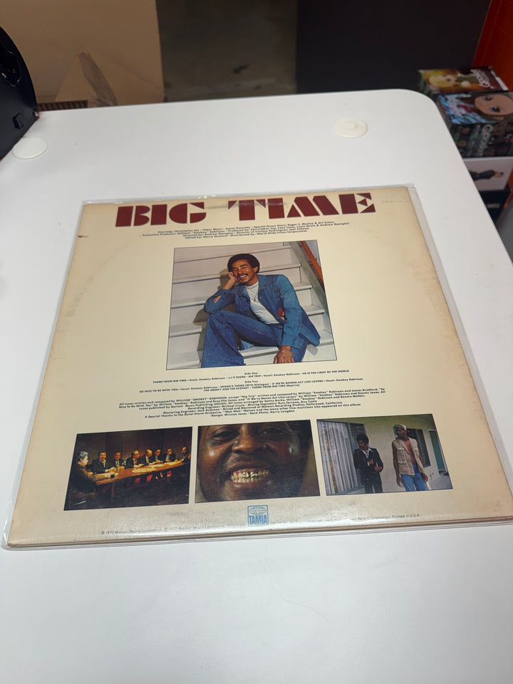 Smokey Robinson - Big Time (NM Condition) Vinyl Record   VR32026