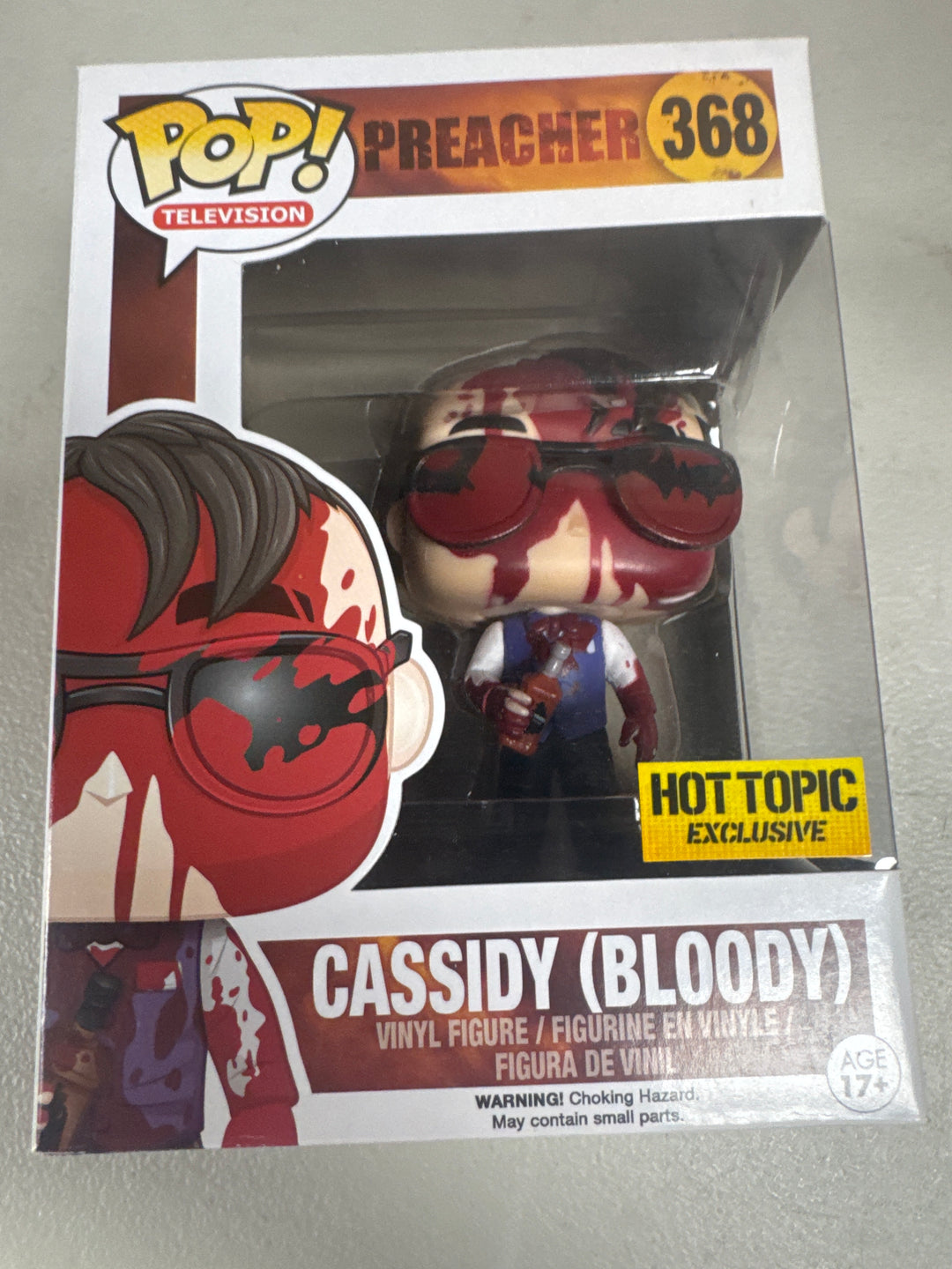 Funko Pop! Cassidy (Bloody) #368 Hot Topic Preacher FP101326