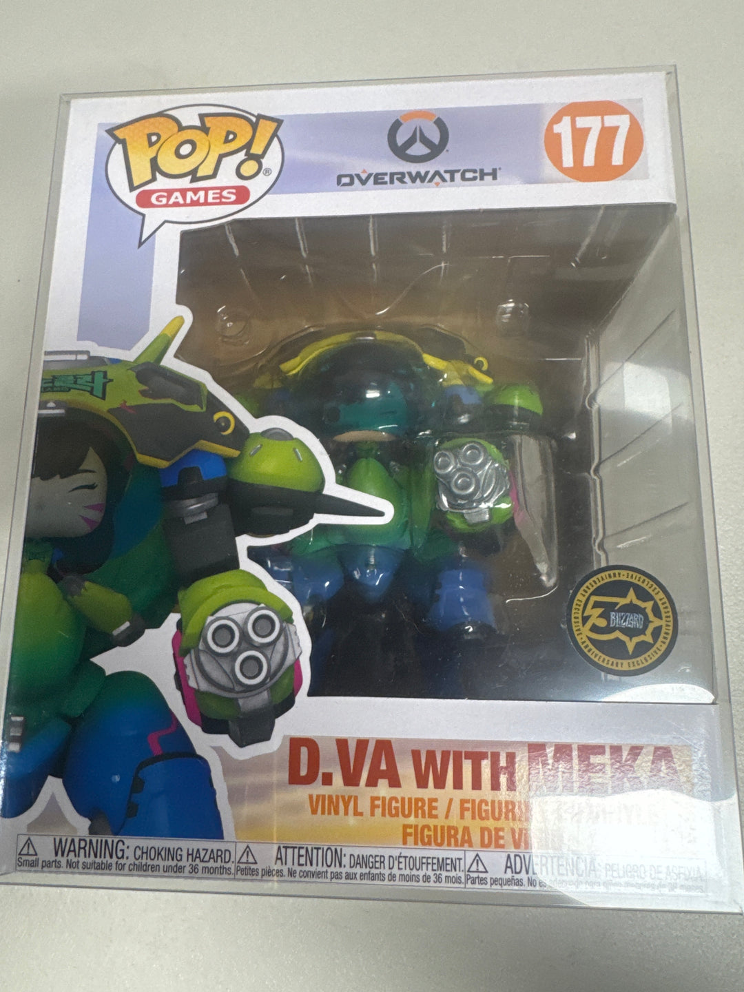 Funko Pop! D.VA With Meka Blizzard Exclusive #177 Overwatch  FP82126