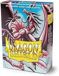 Dragon Shield Sleeves: Japanese- Matte Pink Diamond (60 ct.) MD51326