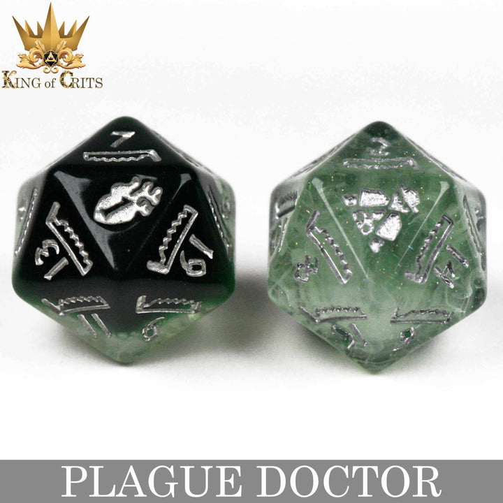 King of Crits Plague Doctor - 11 Dice Set NE4226