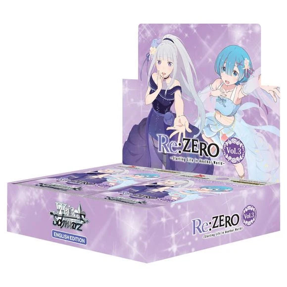 Weiss Schwarz Re:Zero Volume 3 Booster Pack or Box NC9426
