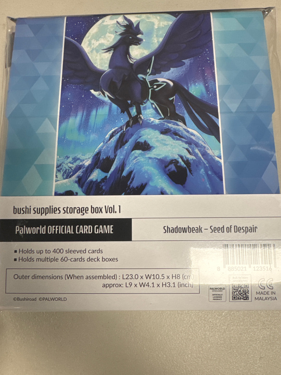 Card Storage: Bushi Supplies Storage BoxPalworld OCG- ShadowbeakSeed of Despair NA92526