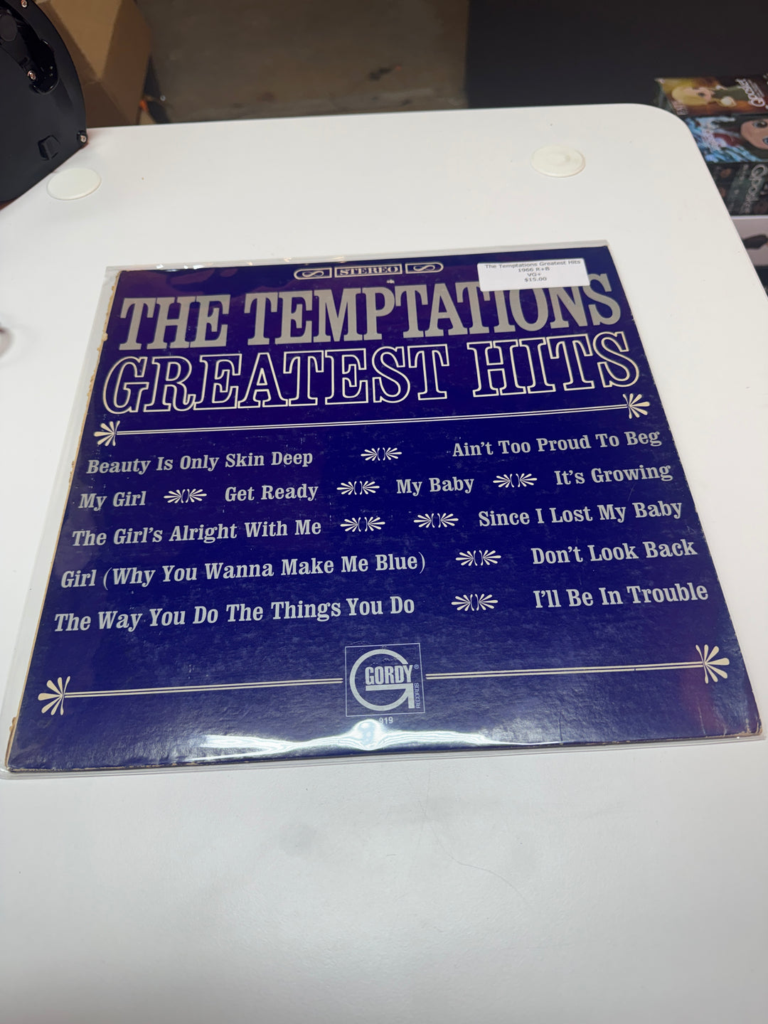 The Temptations -Greatest Hits - (VG Condition) Vinyl Record   VR32326