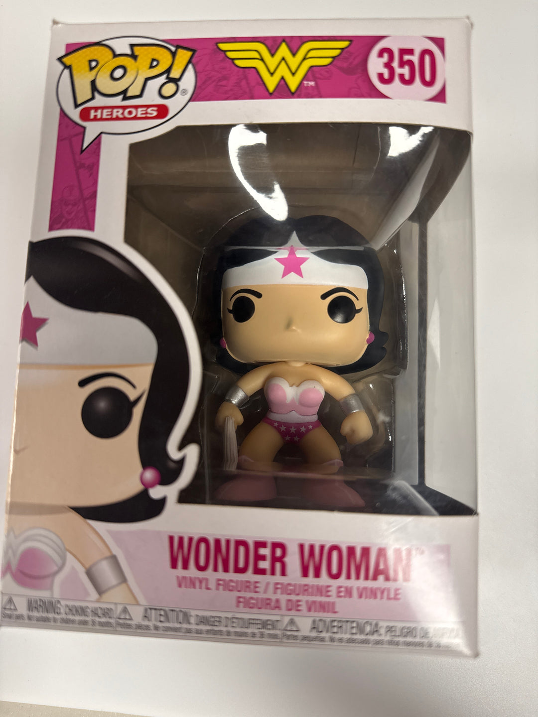 Funko Pop! Wonder Woman (Breast Cancer Awareness) #350 DC FP73126
