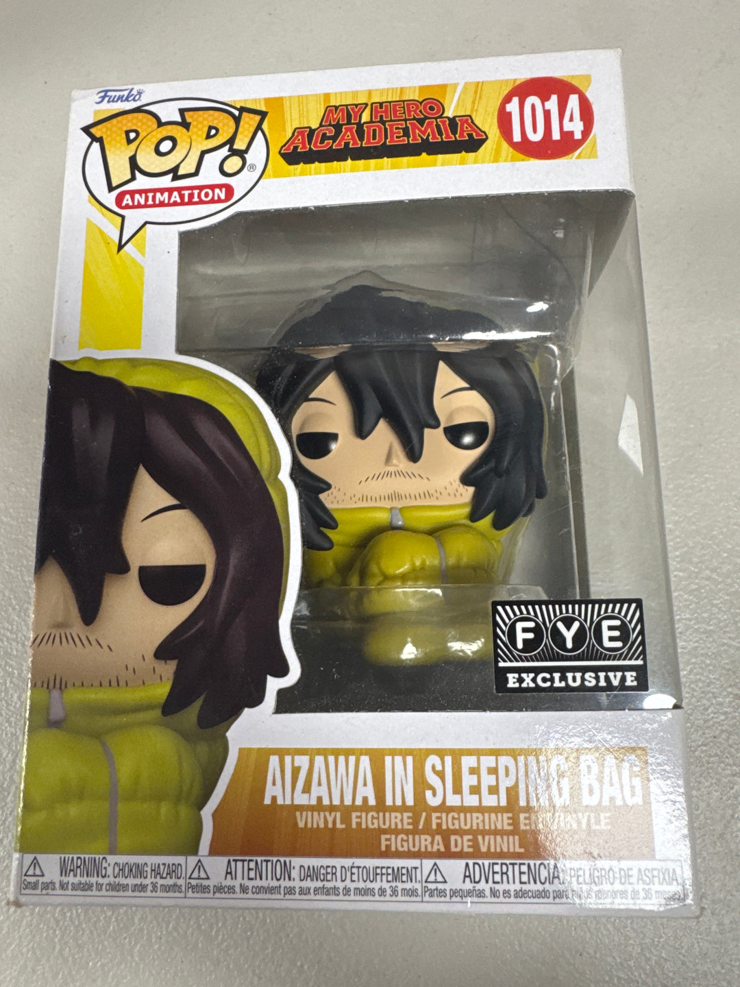 Funko Pop! Aizawa In Sleeping Bag #1014 FYE My Hero Academia FP82826