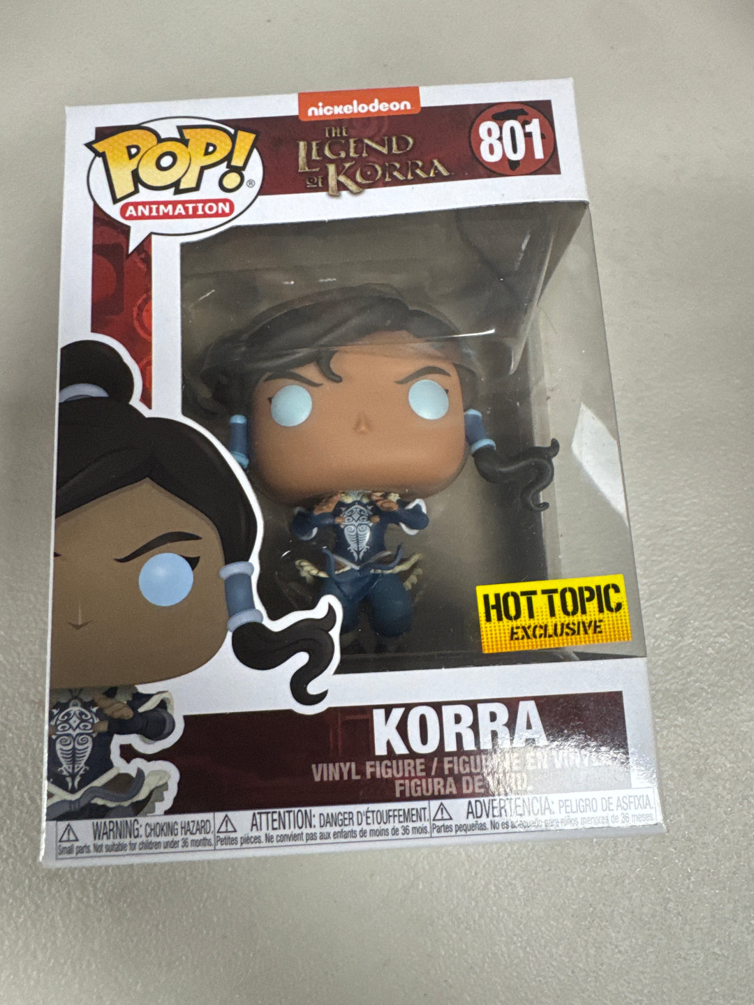 Funko Pop! Korra #801 Hot Topic the Legend of Korra FP9126
