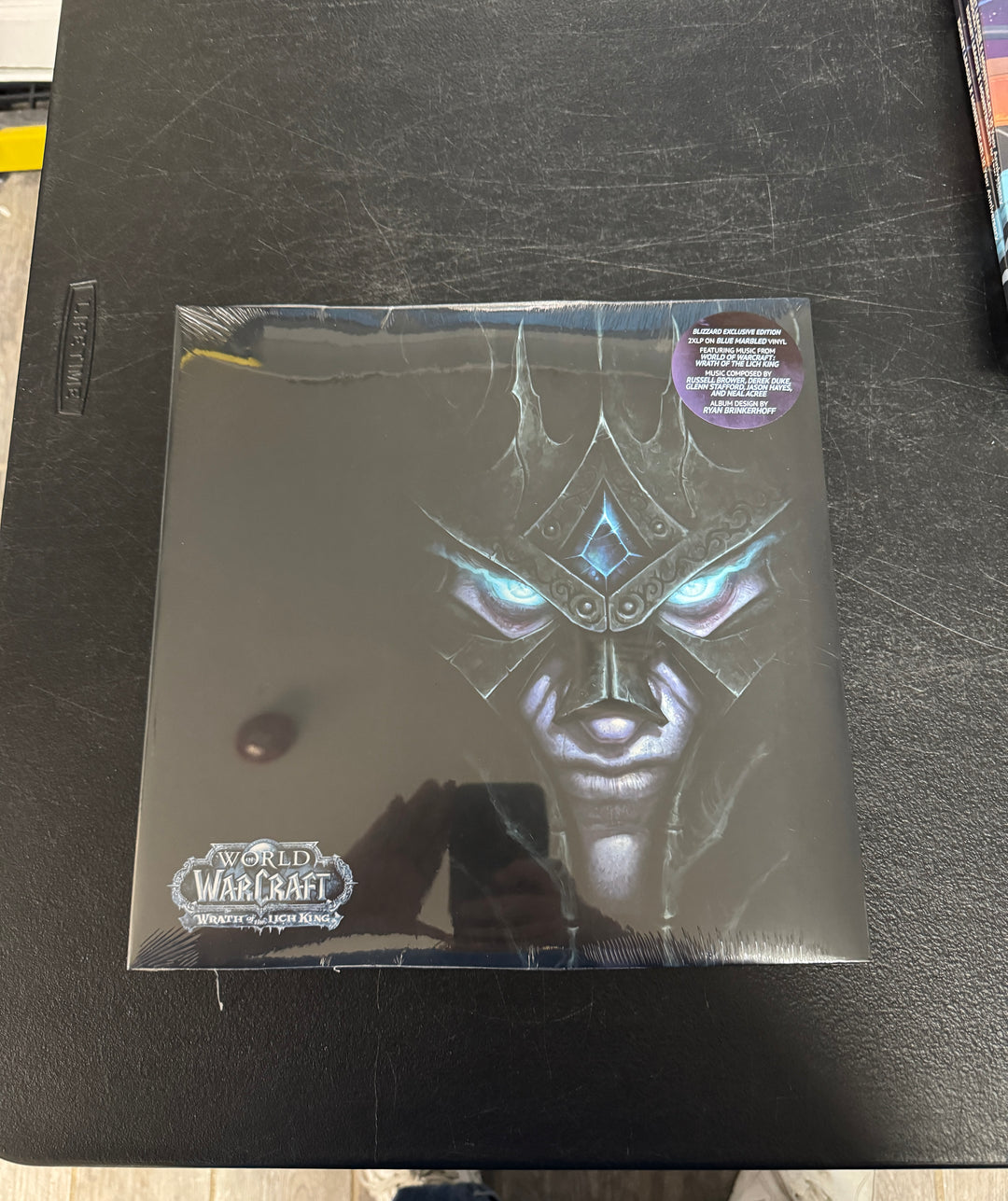 World of Warcraft: Wrath of the Lich King / Album / 2LP Blue Splatter Vinyl Record MD121625