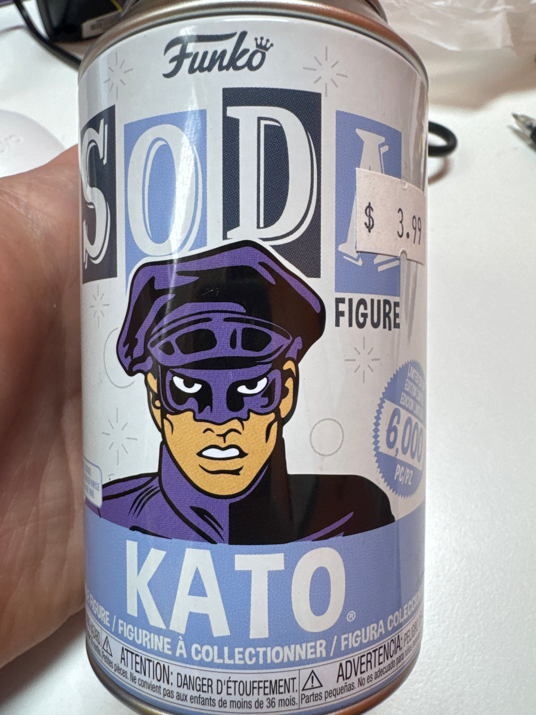 Funko Soda - The Green Hornet - Kato - Opened MD31626