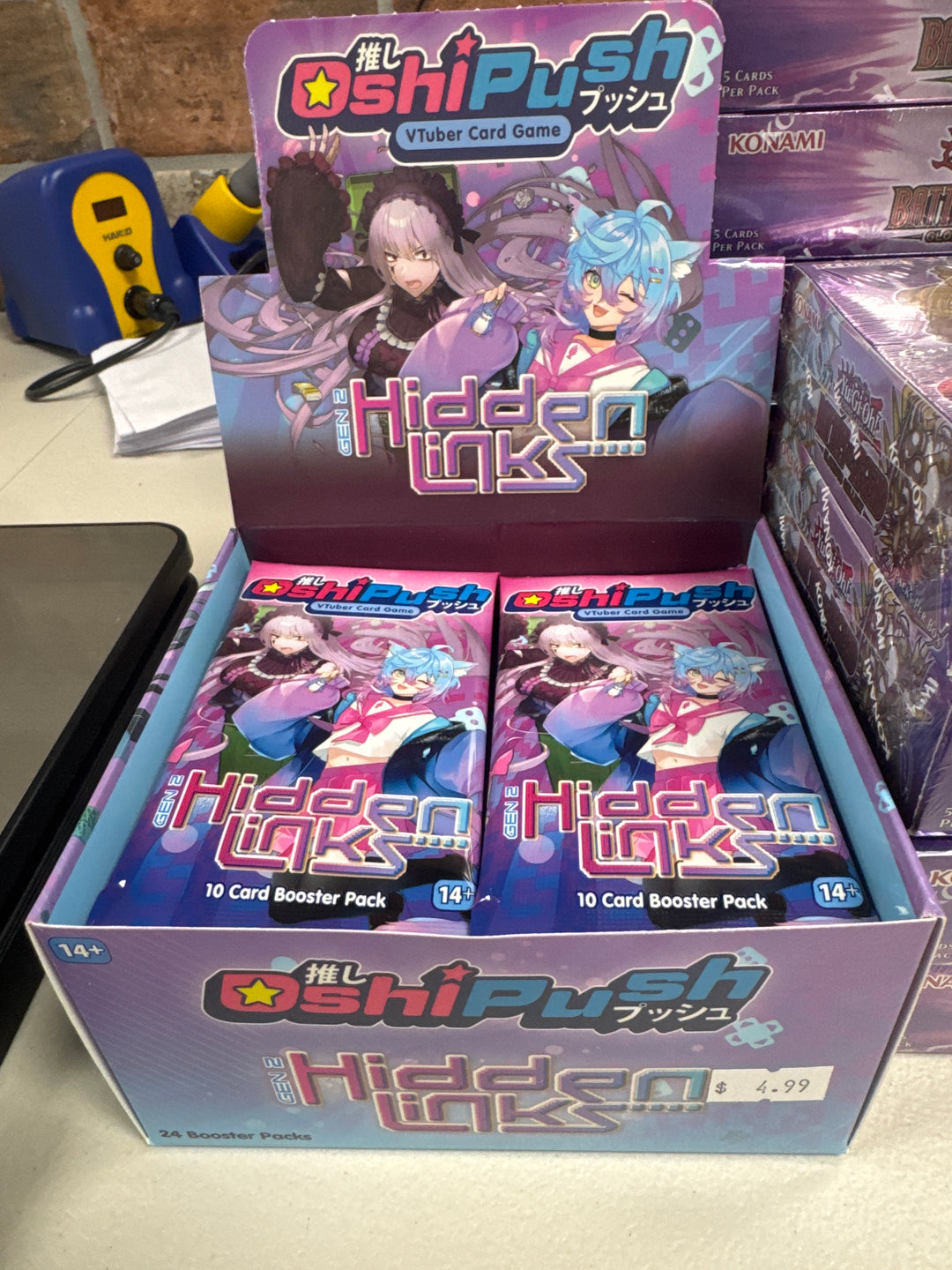 Oshi Push TCG: Gen Two Hidden Links- Booster Pack or Box