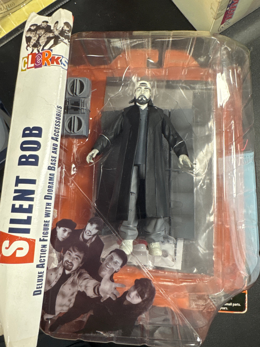 Clerks Silent Bob Deluxe 7" Action Figure Diorama Base Diamond Select DAMAGED BOX NT61626