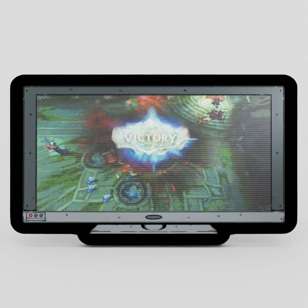 Monitor Lenticular League Of Legends Enamel Pin NE81926