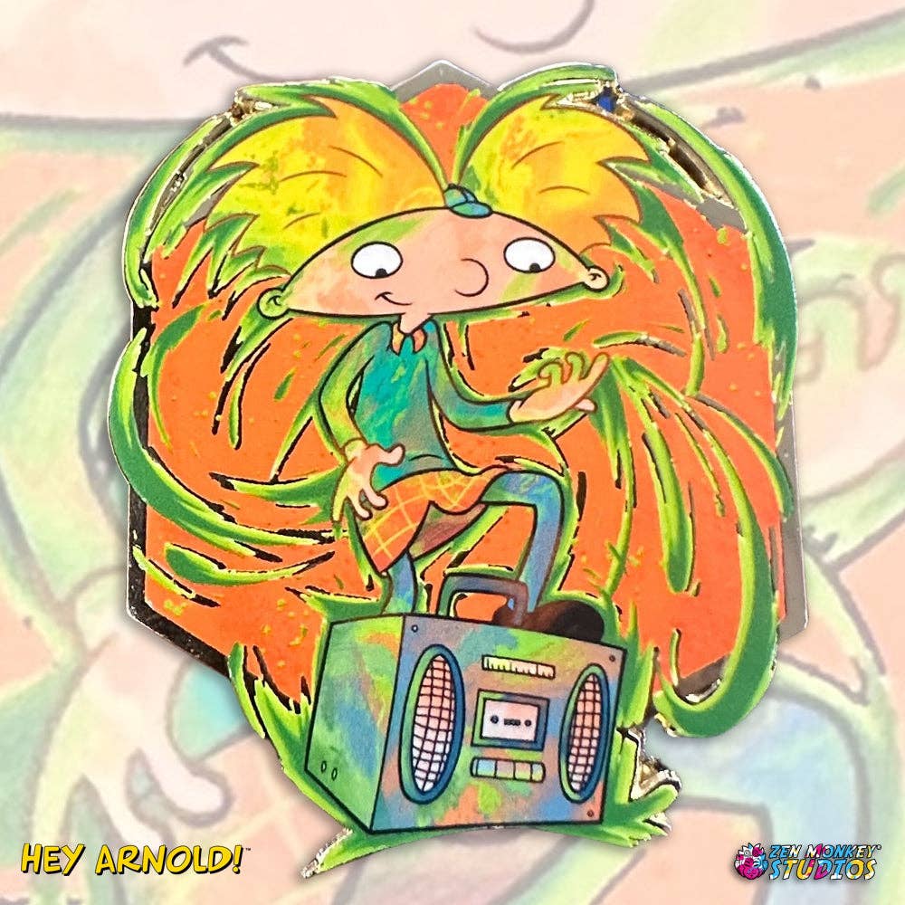 Painterly Nicktoon Series: Arnold Enamel Pin -  NYCC 2024 Exclusive NE31826