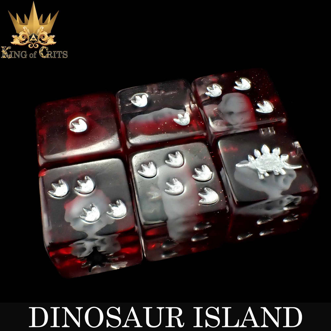 King of Crits Dinosaur Island - 11 Dice Set NE4226