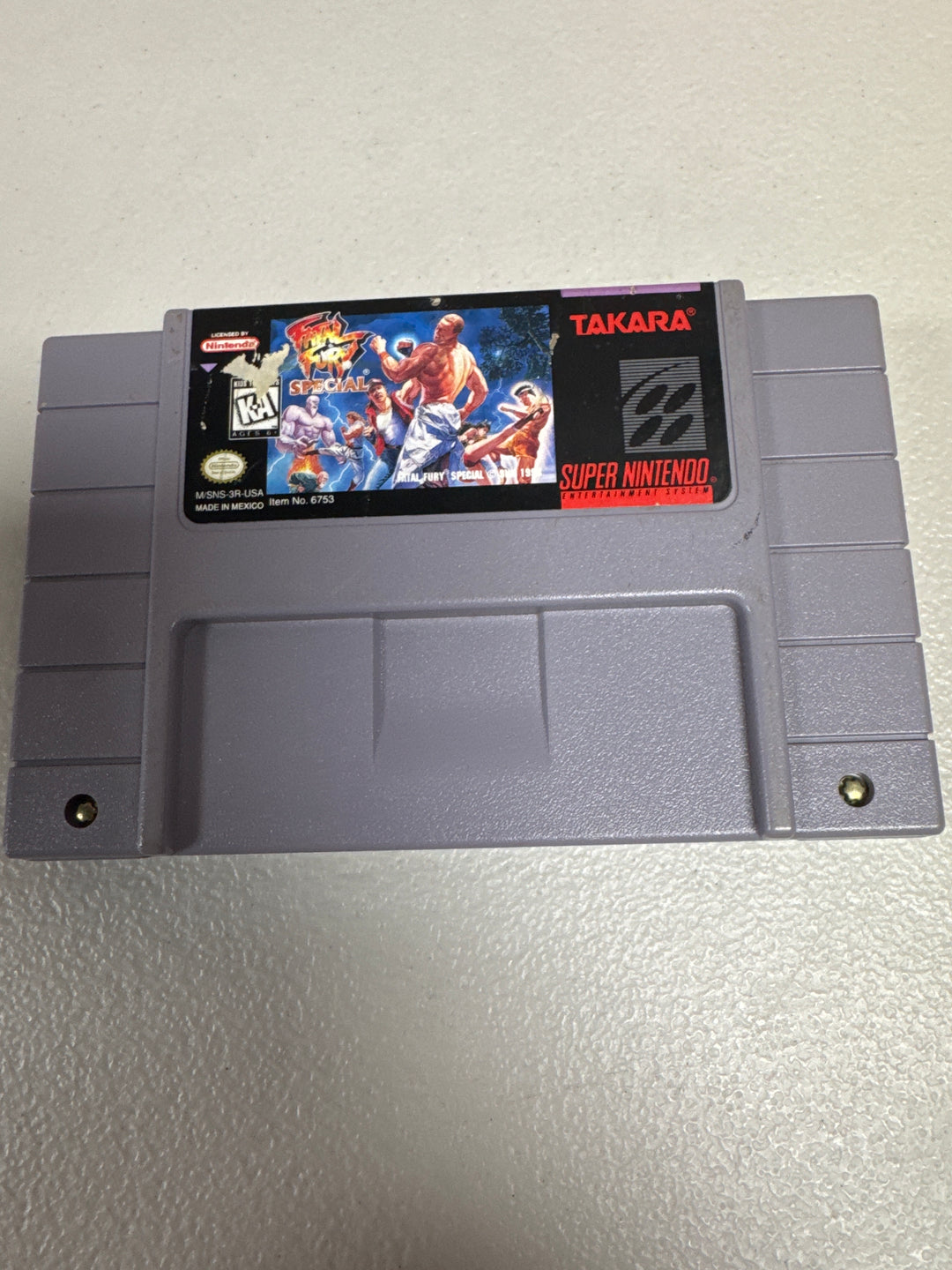 Fatal Fury Special - SNES Super Nintendo NI71026
