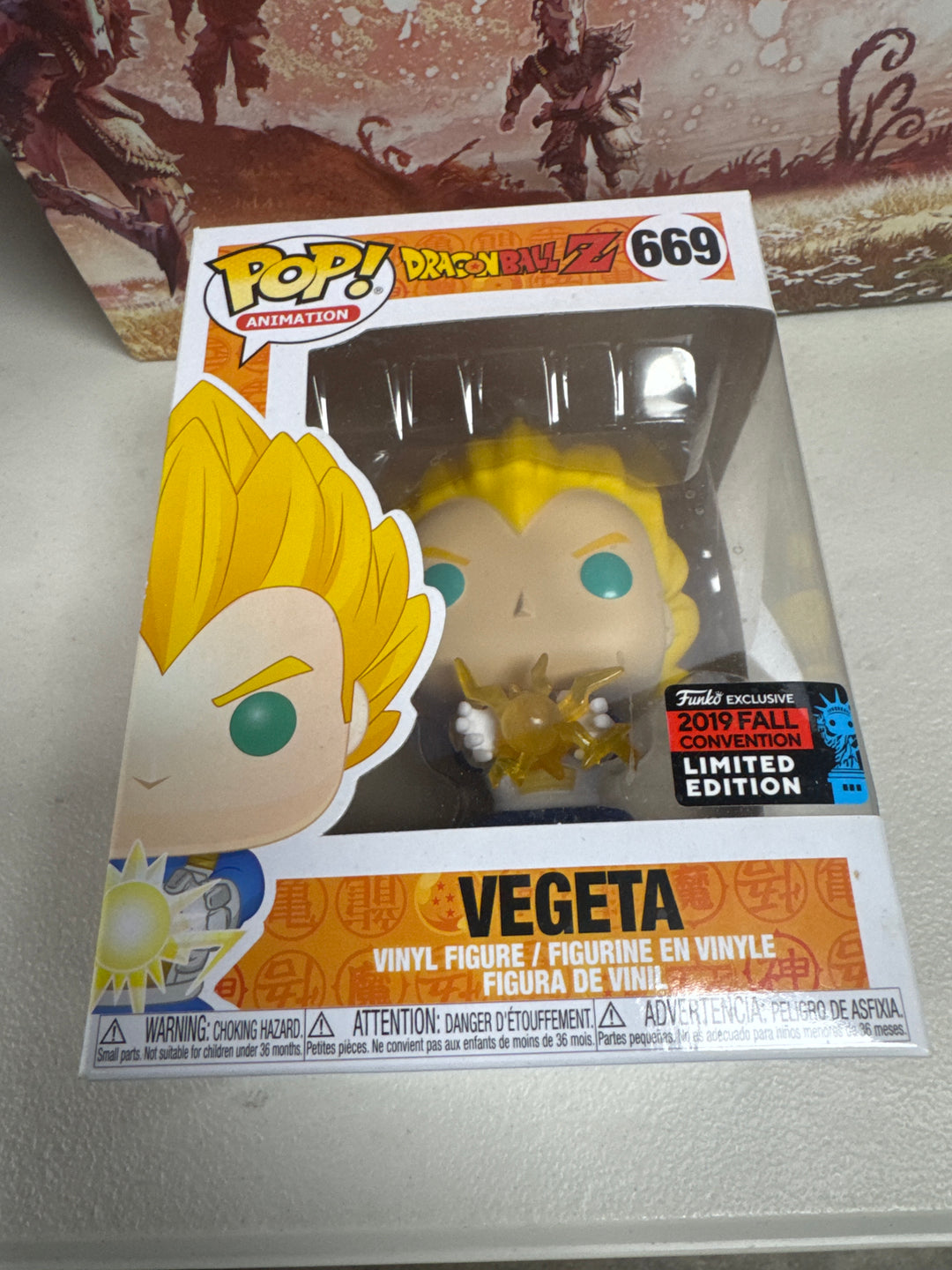 Funko Pop! Vegeta #669 Fall Convention Dragon Ball Z FP9126