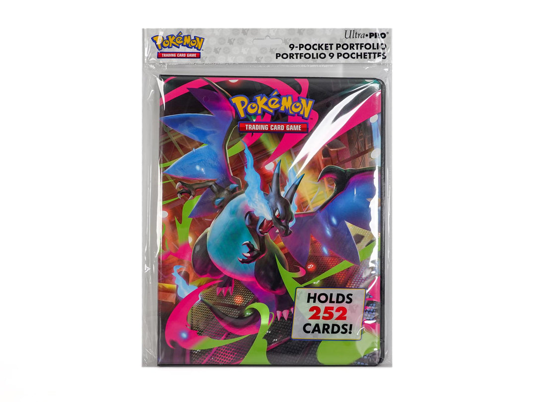 Pokemon Ultra PRO 9 Pocket Portfolio Phantasmal Flames Mega Evolution Charizard 252 Cards Binder NA1726