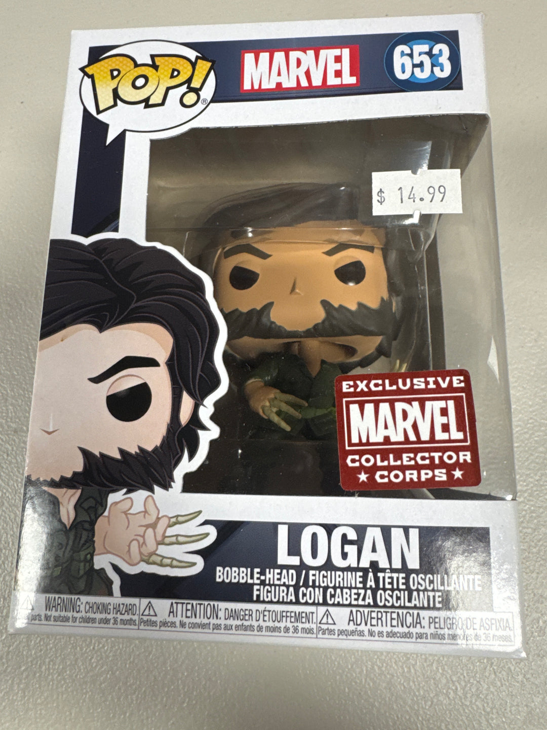 Funko Pop! Logan #653 Marvel Collector Corps FP6526