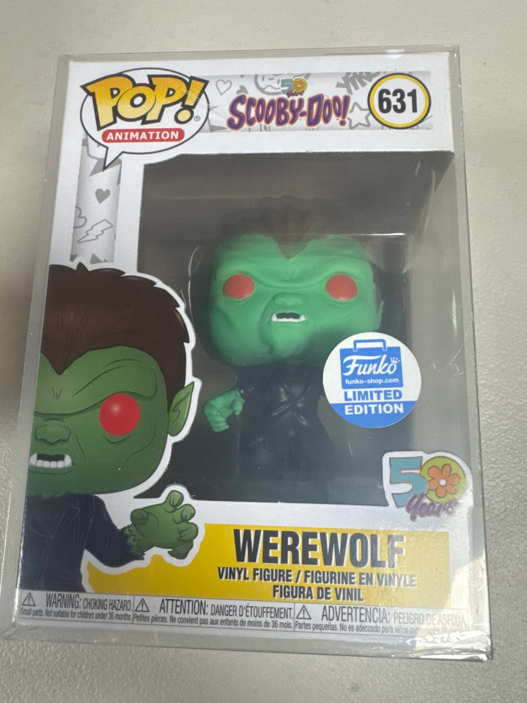 Funko Pop! Werewolf #631 Limited Scooby Doo FP72826