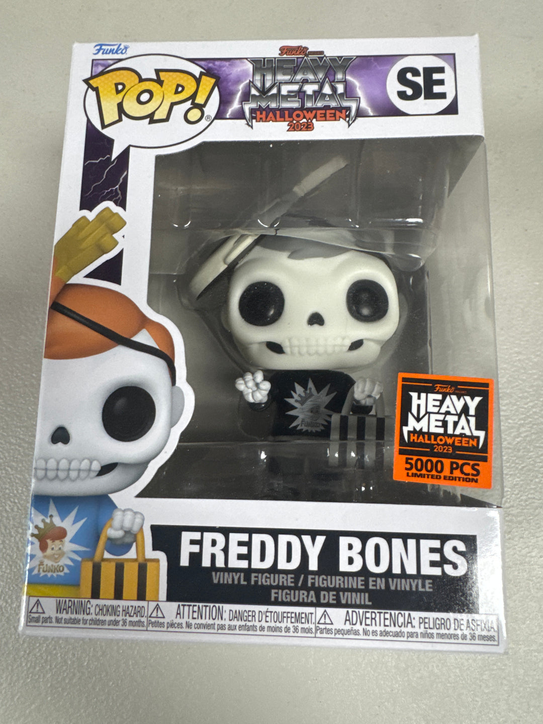Funko Pop! Freddy Bones SE (Limited to 5000) Heavy Metal Halloween 2023 FP10626