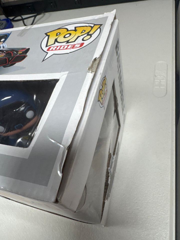 Funko Pop! Rides Batmobile #01  Batman Classic TV Series DAMAGED BOX FP82026