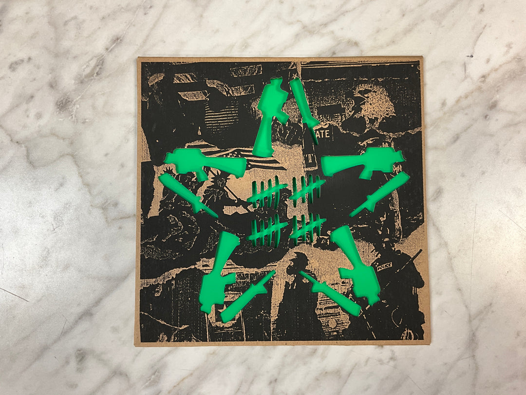 Anti-Flag / One If By Land - 20 Years of Hell: Volume 4 (February 2014 Green Translucent Vinyl, Numbered) Very Good Plus VR101726