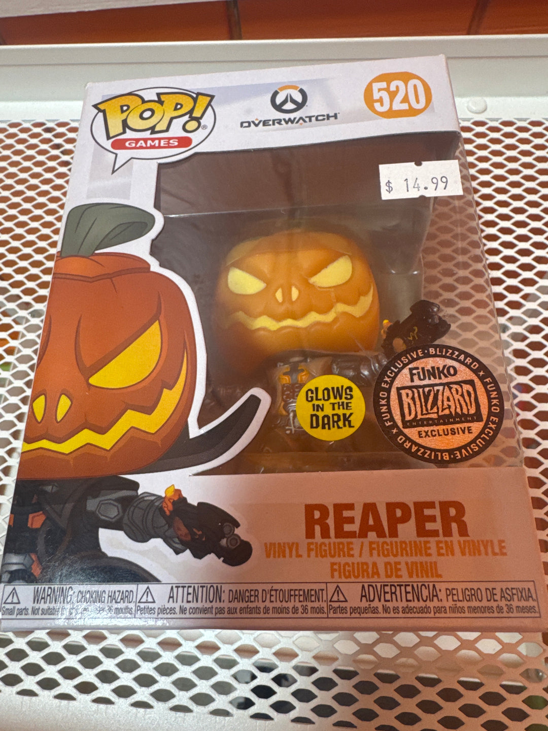 Funko Pop! Reaper #520 (Blizzard Exclusive) Overwatch FP4726