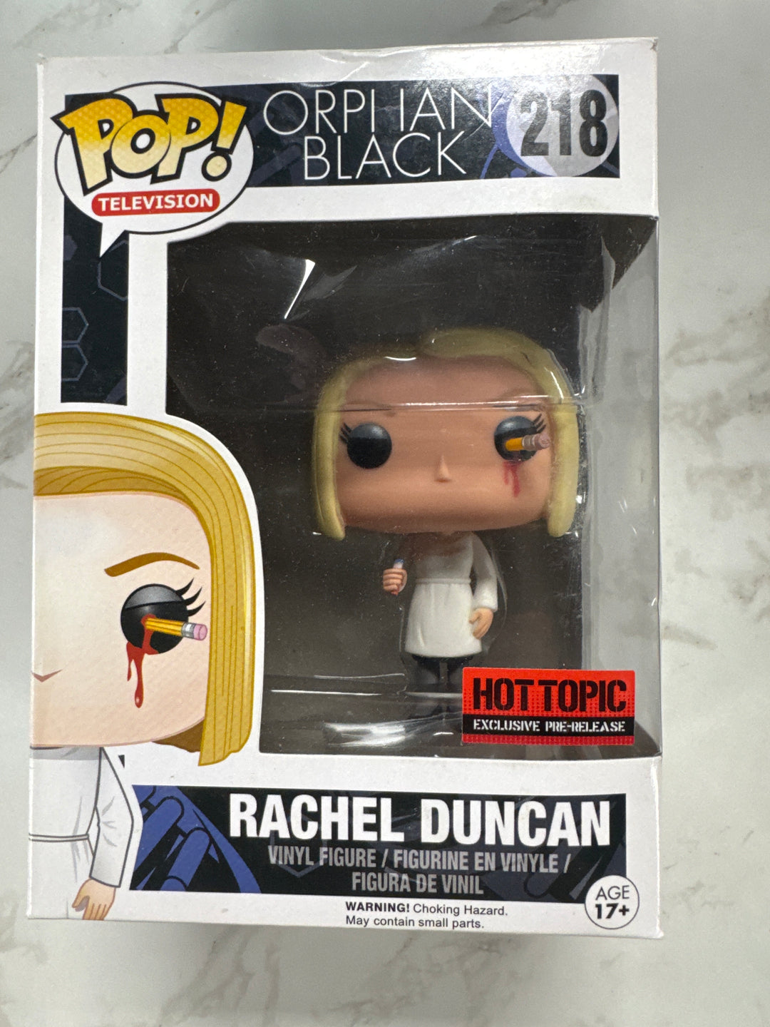 Funko Pop! Rachel Duncan #218 Hot Topic Orphan Black FP72026