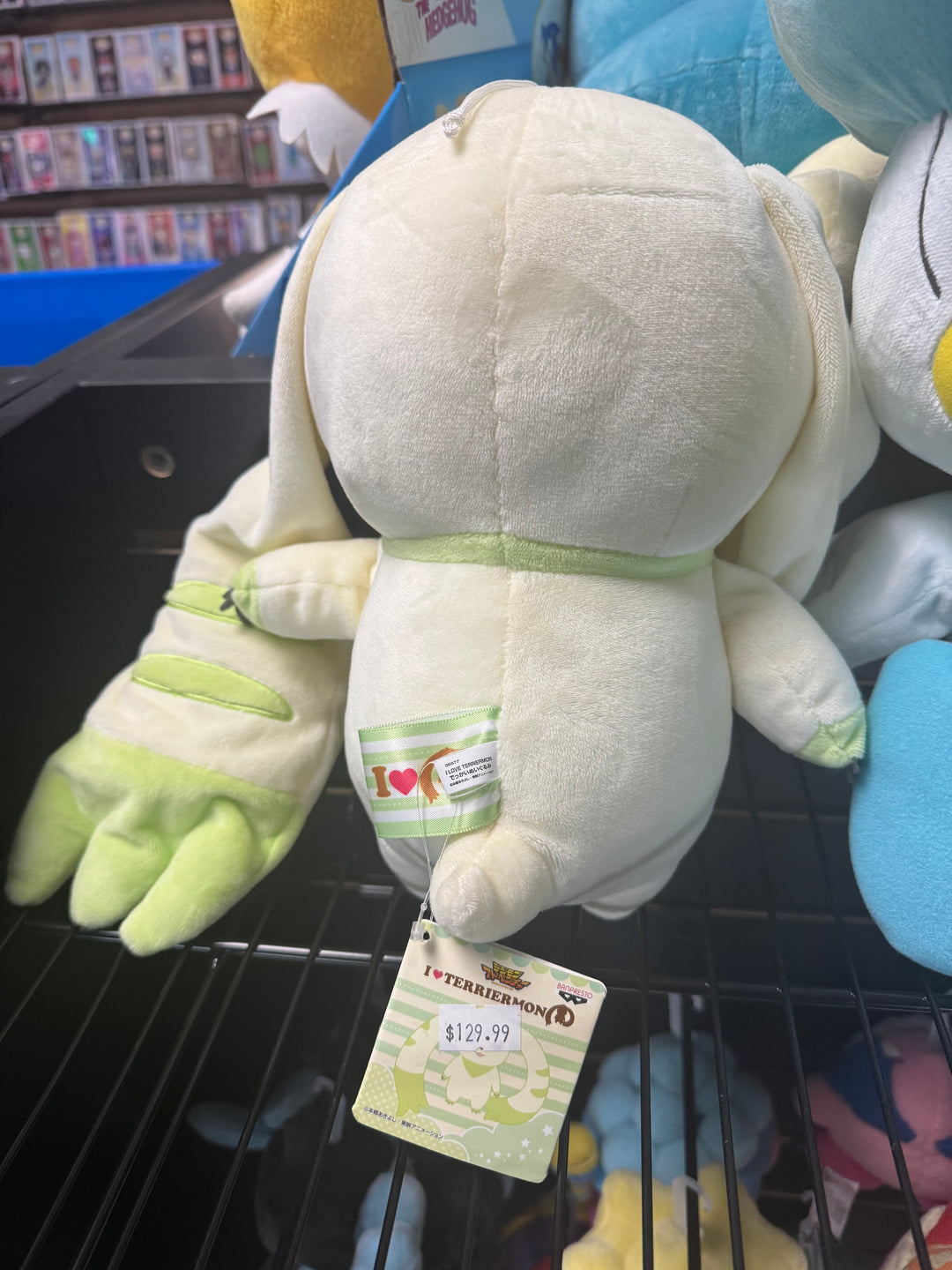 Banpresto I Love Terriermon Digimon Tamers Plush (Authentic Plush)