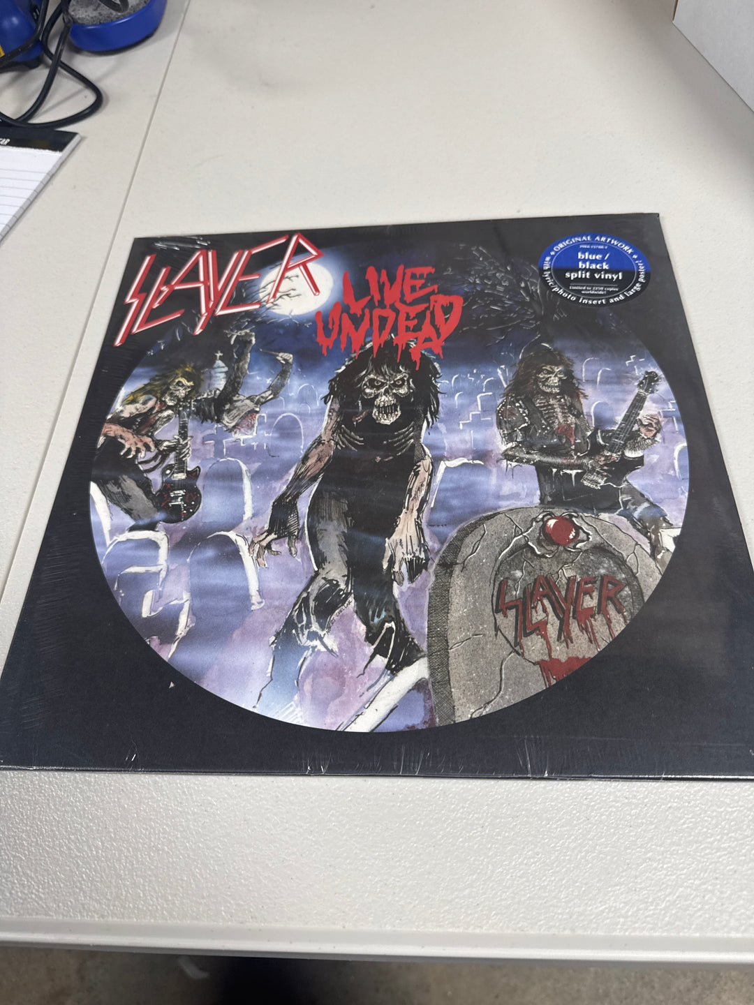 Slayer - Live Undead [LP] (Midnight Blue & Black Split Vinyl Record New NVR51826