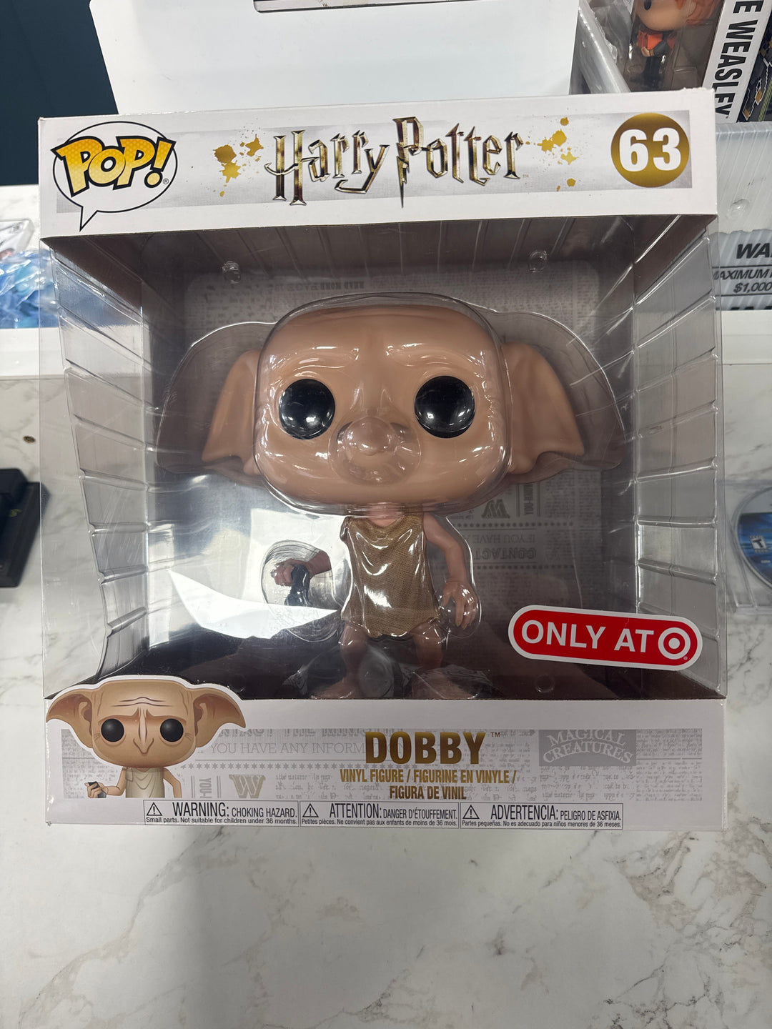 Funko Pop! Dobby (Super Sized) #63 Target Harry Potter FP72026