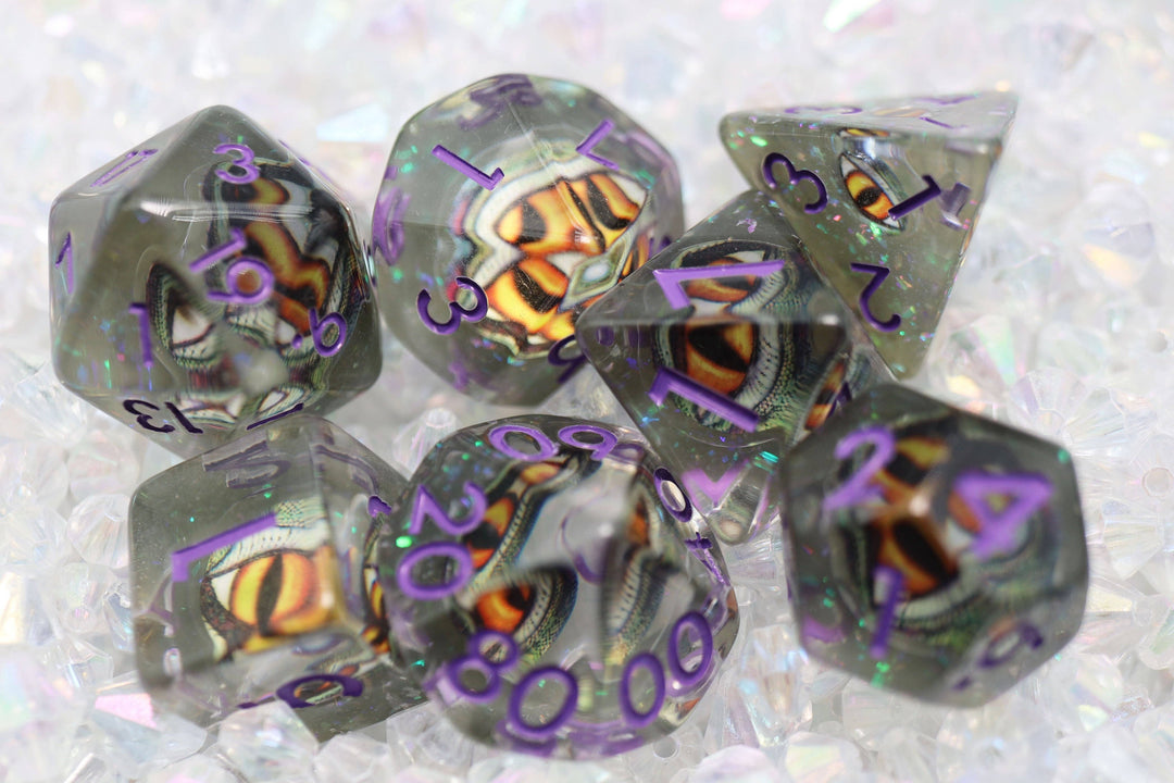 Venom Dragon Eye RPG Dice Set - NE043026
