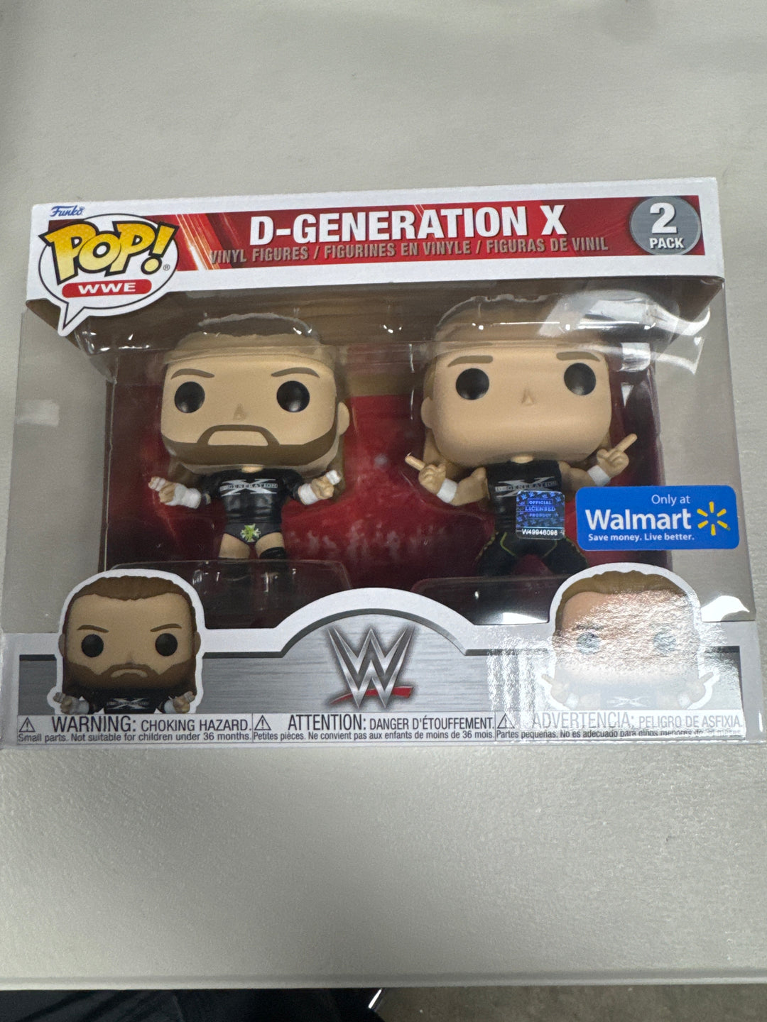 Funko Pop! D-Generation X Shawn Michaels and Triple H Walmart 2 Pack WWE FP92926
