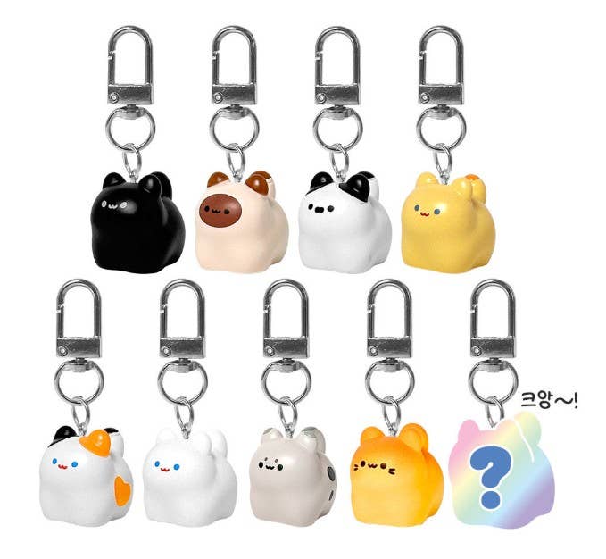 Kawaii Bread Cat Keychain – Mystery Blind Box NE33126