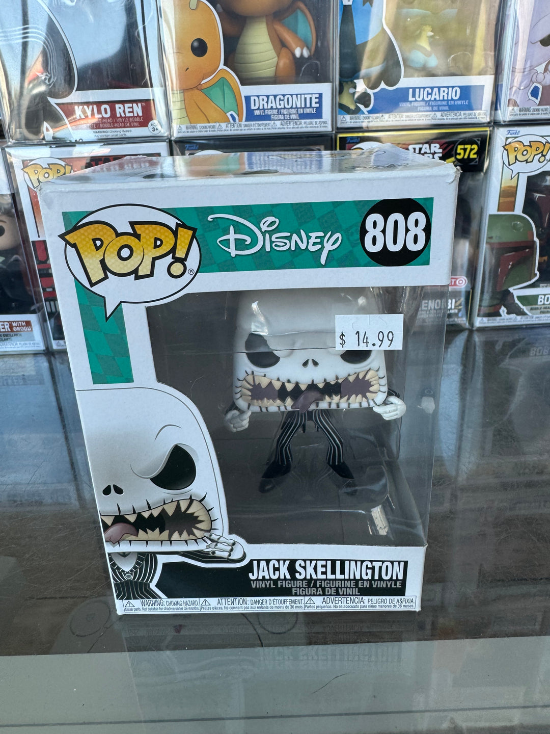 Disney The Nightmare Before Christmas Jack Skellington #808 - Funko Pop