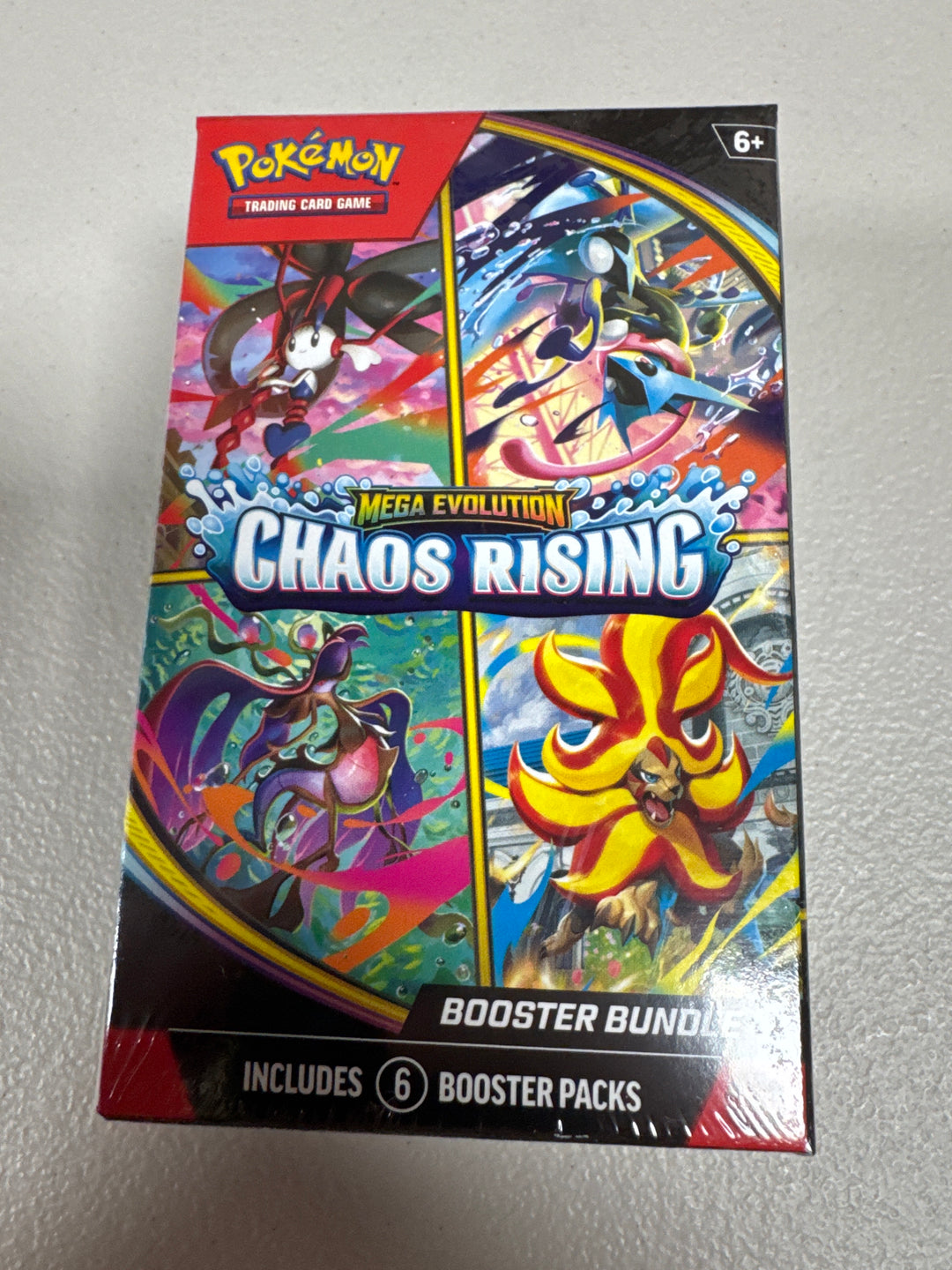 Pokemon TCG: Mega Evolution 04 Chaos Rising Booster Bundle (Available 5/22/26) IN Store Pick Up Only. 1 Per Person