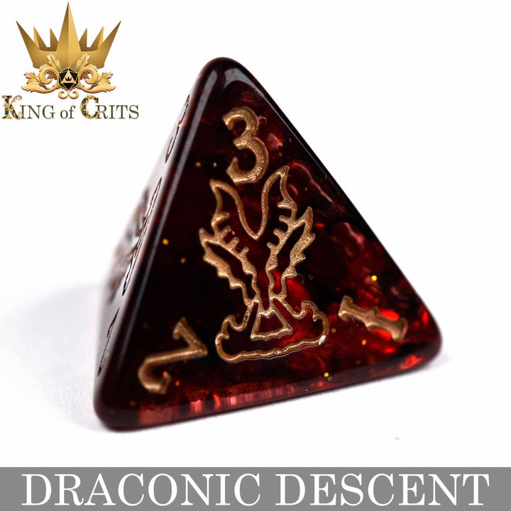 King of Crits Draconic Descent - 11 Dice Set NE4226