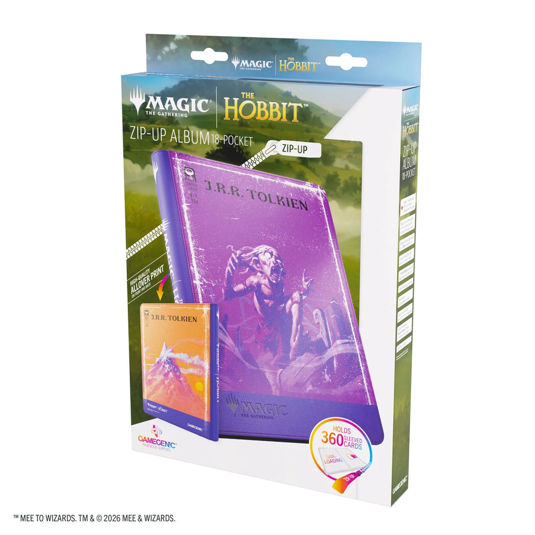Album: Magic: The Gathering 18-Pocket Zip-Up-The Hobbit-Gollum, Riddle Master/The Lonely Mountain NA82026