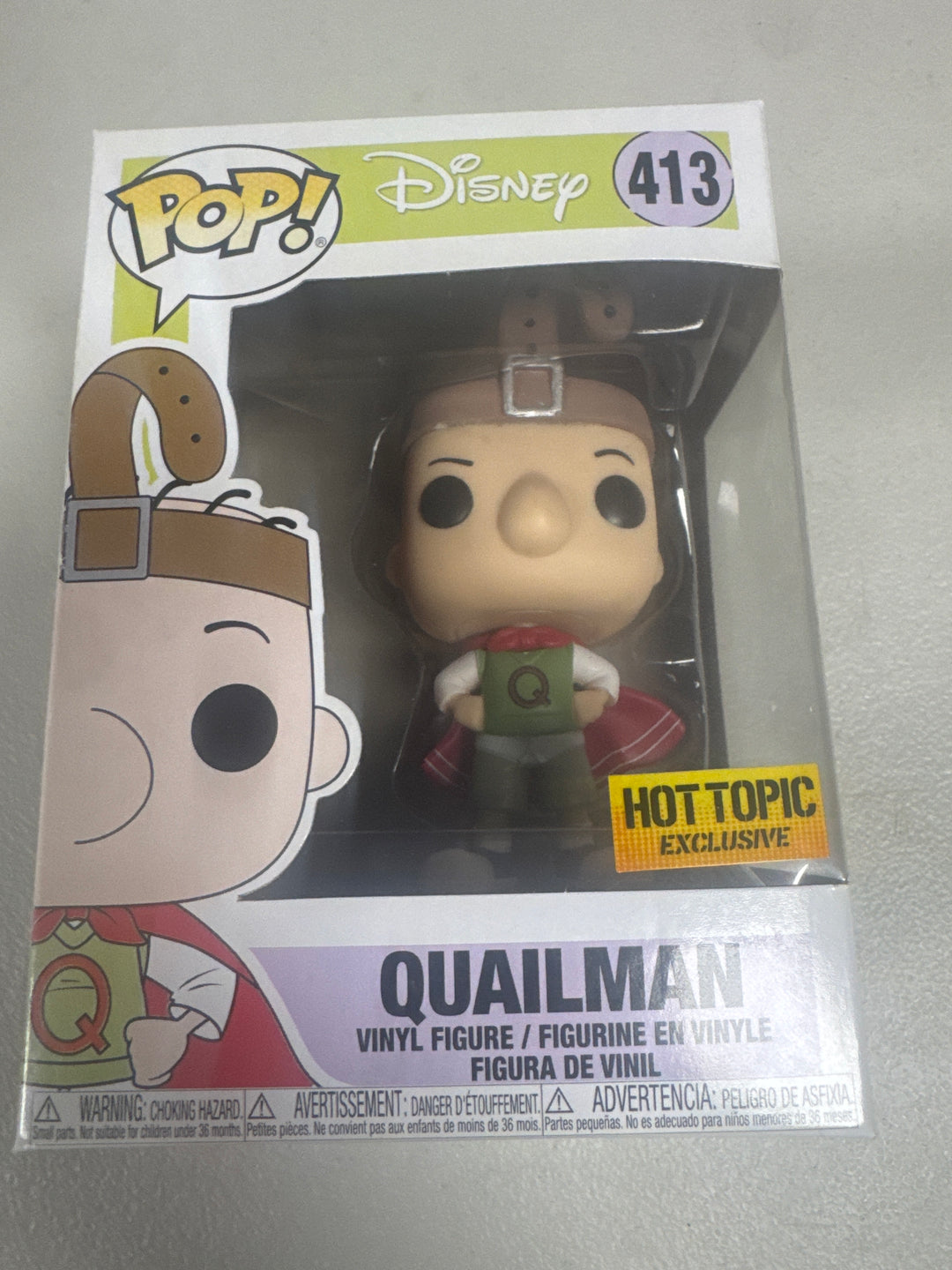 Funko Pop! Quailman #413 Hot Topic Doug FP92526