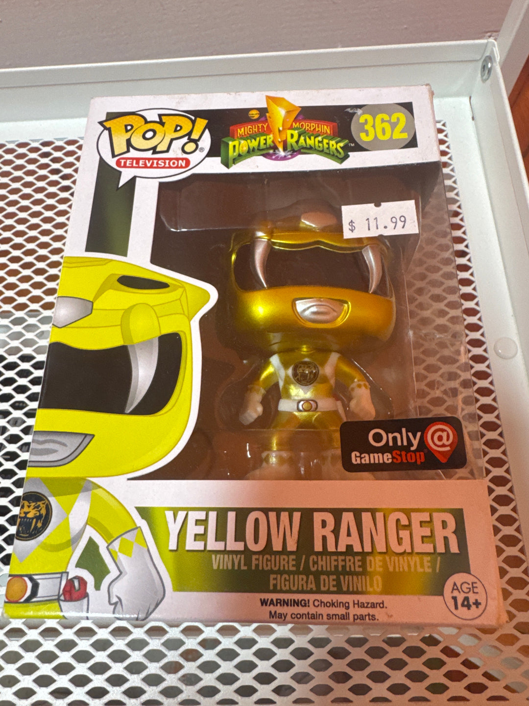 Funko Pop! Yellow Ranger #362 (GameStop Exclusive) Mighty Morphin Power Rangers FP4726