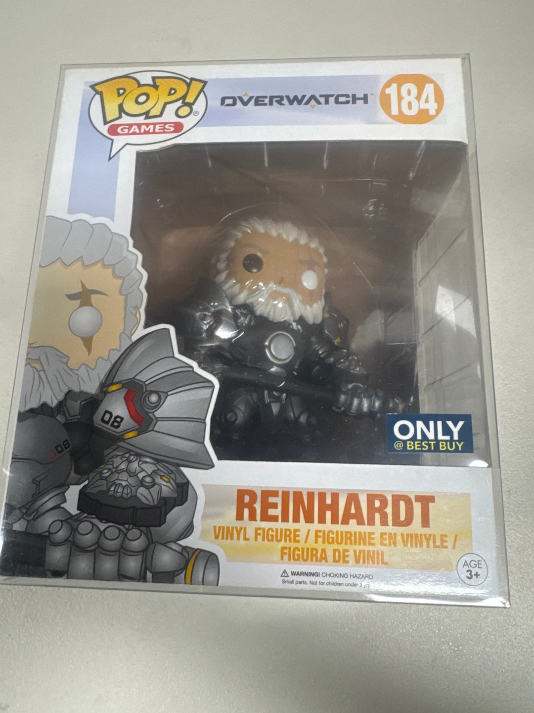 Funko Pop! Reinhardt #184 Best Buy Overwatch  FP82126