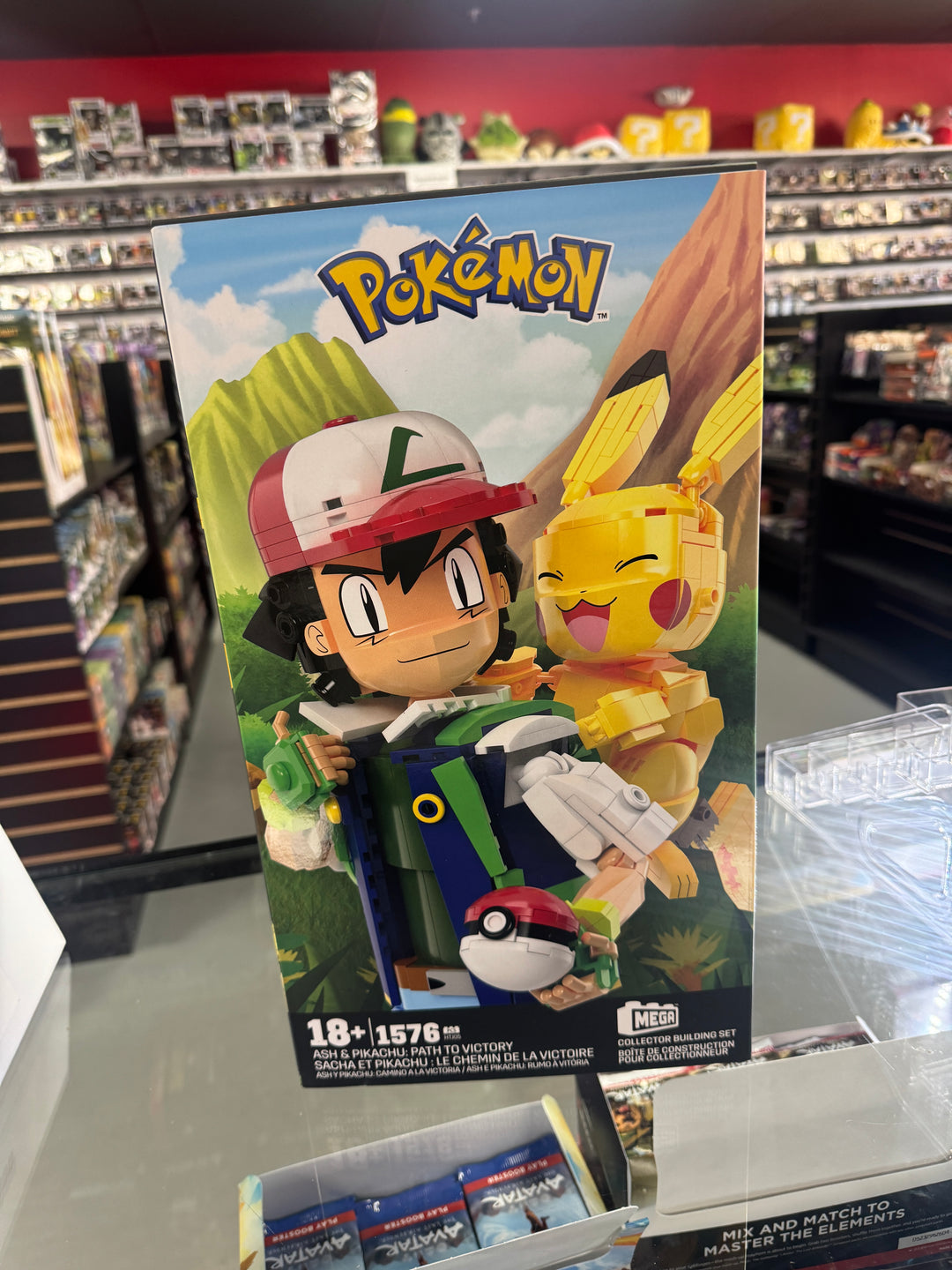 Pokemon MEGA Collector Building Set Ash & Pikachu Path to Victory NT91326