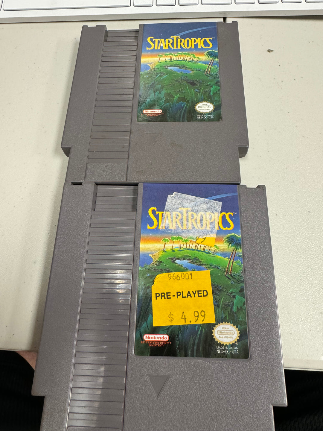 Startropics Nintendo NES Used m7124