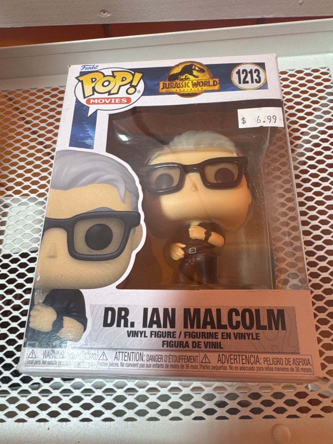 Funko Pop! Dr. Ian Malcolm #1213 Jurassic World Dominion - FP4726