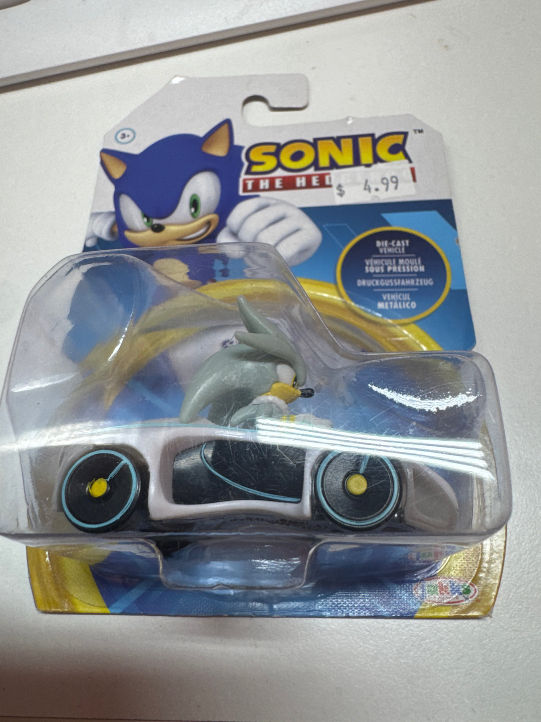 Sonic Die-Cast Vehicle Wave 2 - Silver the Hedgehog MD42826