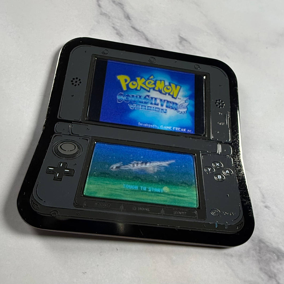 3DS 2.5" Lenticular Soul Silver Pokemon Pin - NE32726