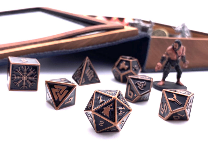 Norse Foundry Rust Monster - Norse Themed Metal Dice Set NE31726