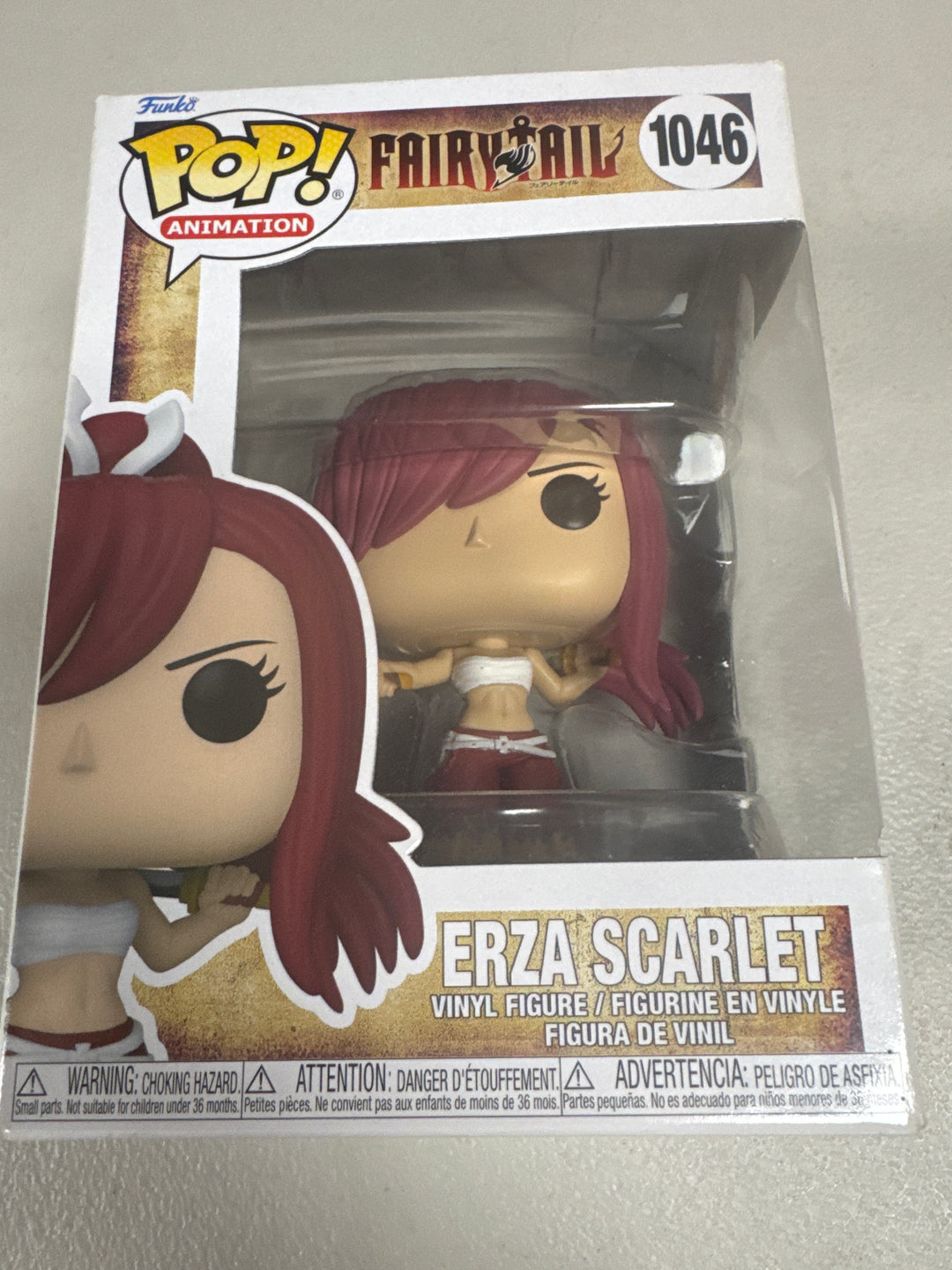 Funko Pop! Ezra Scarlet #1046 Fairy Tail DAMAGED BOX FP82526
