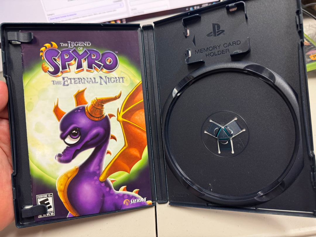 NO GAME (Case and Manual ONLY) The Legend of Spyro: The Eternal Night -PS2 Playstation 2 m7124